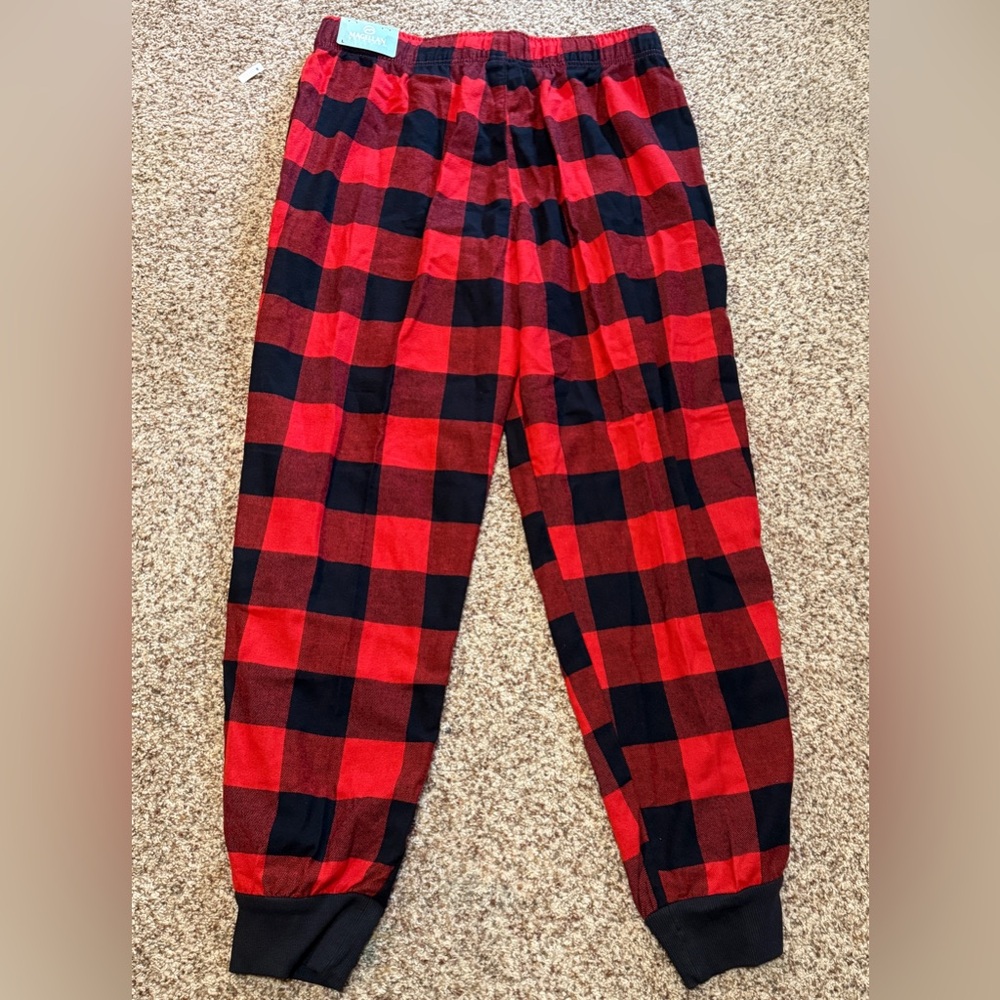 Magellan Outdoors Pajama Pants Red Black Mens Size L NWT - Picture 3 of 5